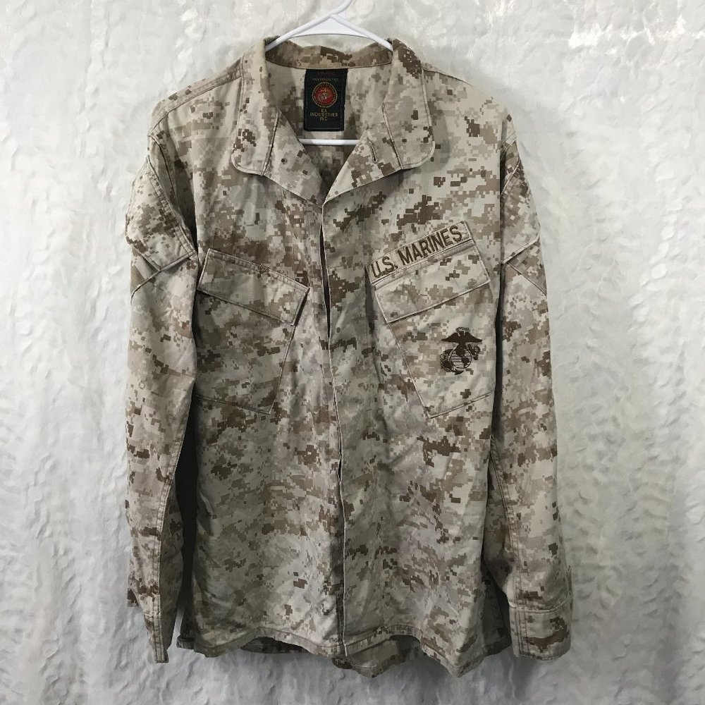 USMC Marines Digital Marpat Military Shirt Jacket Camouflage MCCUU
